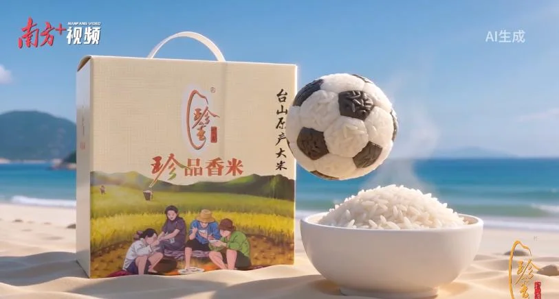 台山珍香大米 × 粤超作品封面或画面